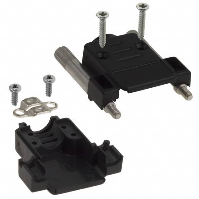 973-009-010-011 NorComp Inc.  Capots de connecteurs D-Sub en forme de D